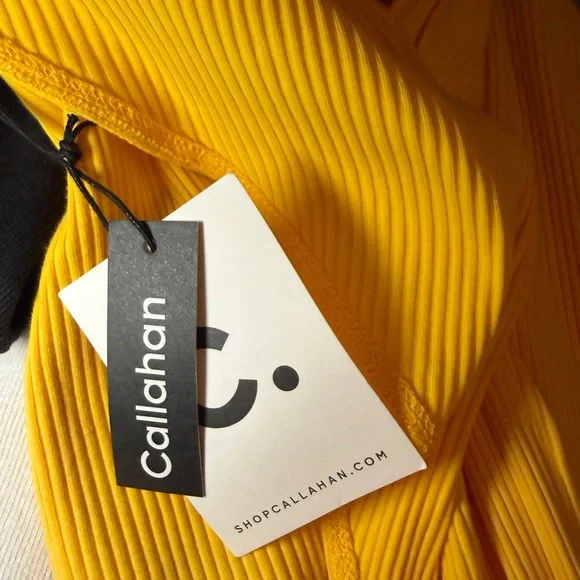 NWT Revolve Callahan Knitwear Keyhole Mimi Midi Dress in Mango Size XS. - Picture 6 of 7